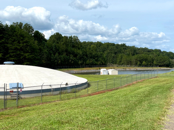 Davie County’s water treatment plant on Sparks Road has plenty of room for expansion.