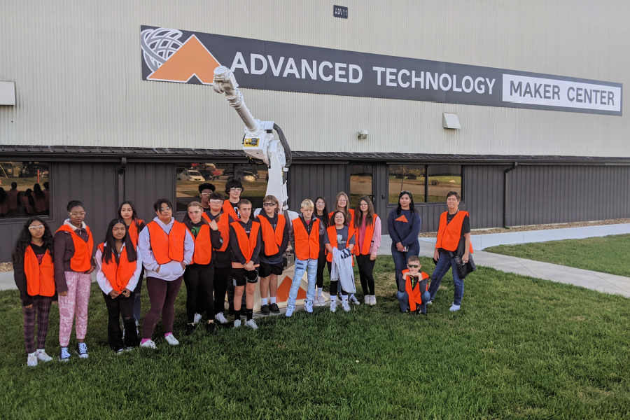 Manufacturing Day Teaches 7th Graders  About Career Opportunities in Davie County